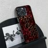 Retro leopard print floral pattern phone case suitable for iPhone 17 16 15 14 13 12 11 Pro/Max/Plus anti drop and shockproof