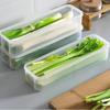Keuken Lange Rechthoekige Voedselopbergcontainers, Plastic Herbruikbare Koelkast Organizer Dozen