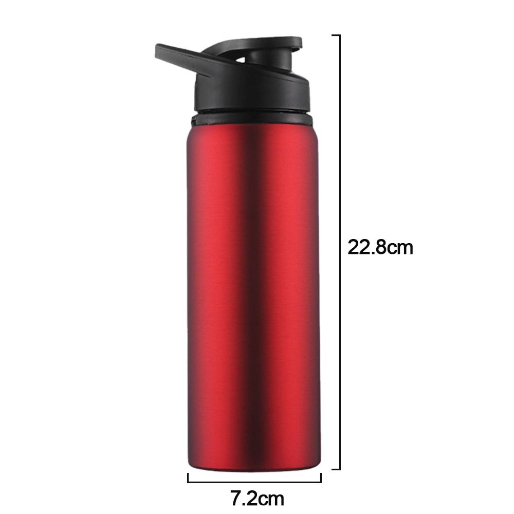 700ml Metal Water Bottle Stainless Steel Bicycle Water Bottle Straight Drinking Outdoors Sports Travel Kettle