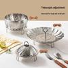 MAXCOOK Foldable Stainless Steel Steamer Basket
