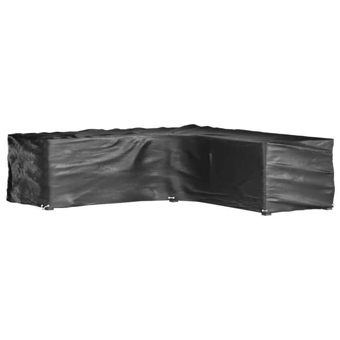 VidaXL Housses de salon de jardin en forme de L 2 pcs 16 œillets 3155373