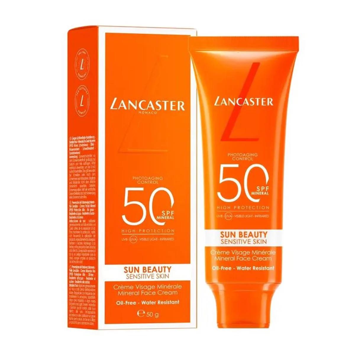 Lancaster Sun Beauty Крем для лица для чувствительной кожи SPF50 50 мл