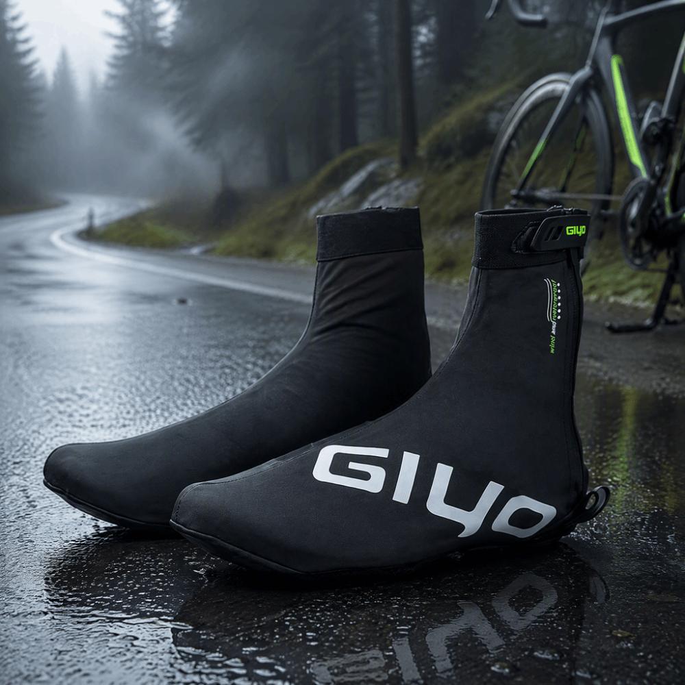 1 Pair Reusable Cycling Shoe Covers Reflective Road Bike Shoe Covers Motorcycle Riding