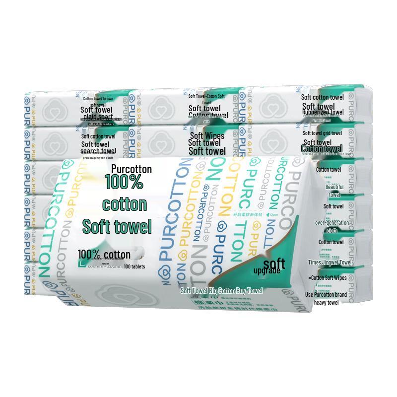 PurCotton Disposable Facial Cotton Wipes