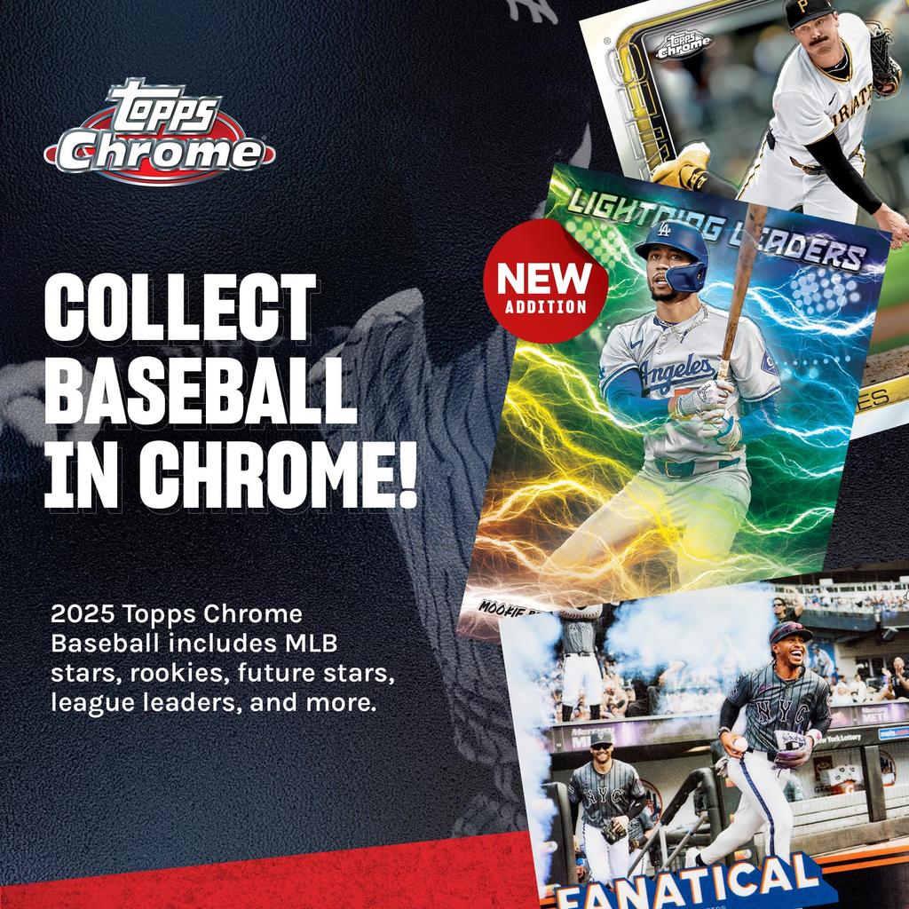 2025 Topps Chrome Baseball VALUE BOX