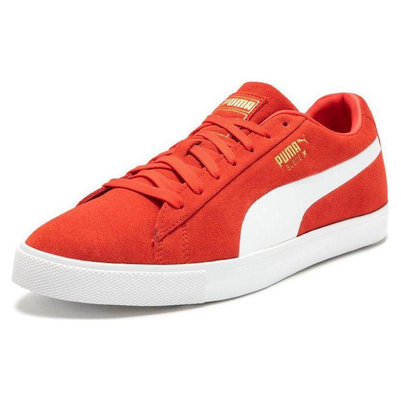 Puma Suede Series Casual Comfortable Low Top Golf Shoes Men Sneaker Red 379823-01