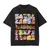 Darkstalkers T Shirt Washed Morrigan Fashion Tee Shirt Short Washed Vintage Loose Oversized Unisex High Quality Hot Product Soft