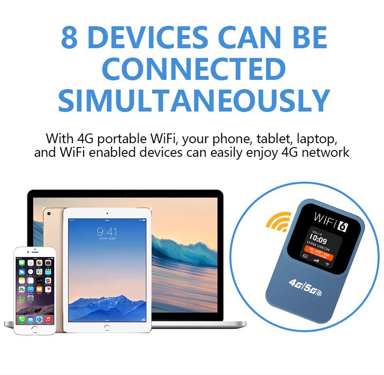 נתב WiFi נייד 4G M31 עם תמיכה בכרטיס SIM לאמריקה הצפונית, הדרומית, אפריקה, דרום מזרח אסיה