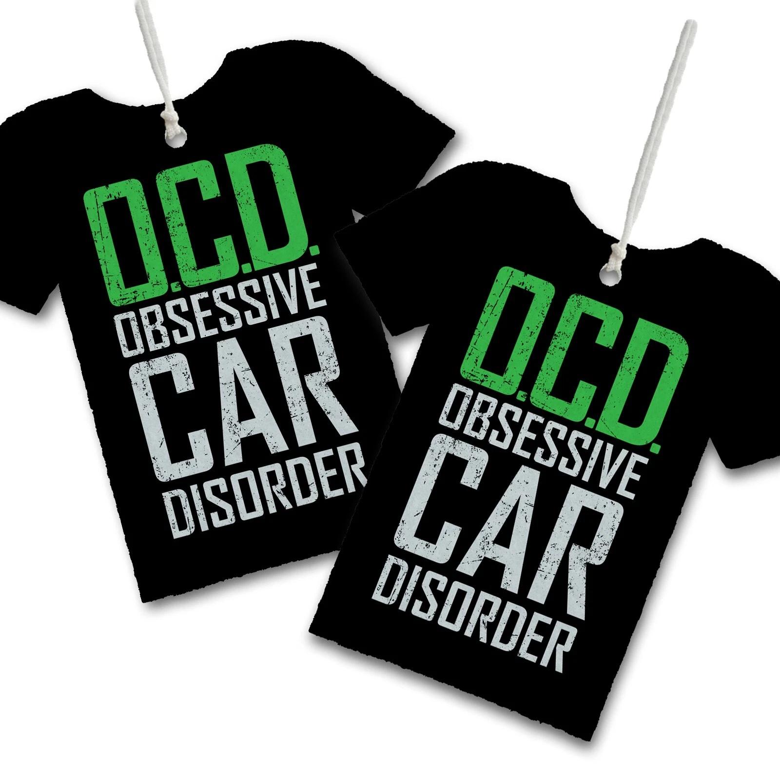 

REUSABLE Double Sided T-Shirt Air Freshener - OCD Own Scent Car Funny L