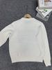 R~L Women's Heavyweight Star Embroidered Crew Neck Sweater - Versatile Autumn/Winter Fashion