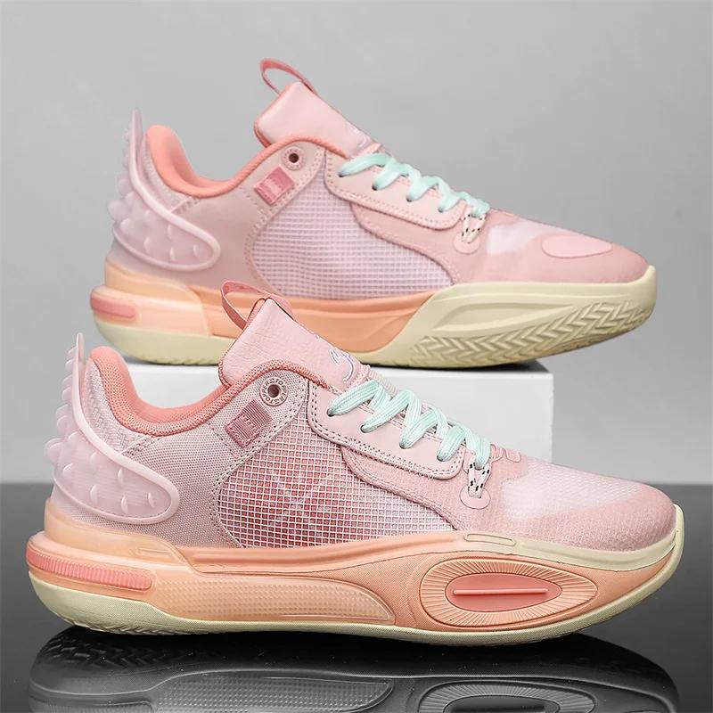 Fashion New Men Basketball Shoes Training Student Breathable Comfortable Non-Slip Sports Original Male Athletic Sneakers Shoes