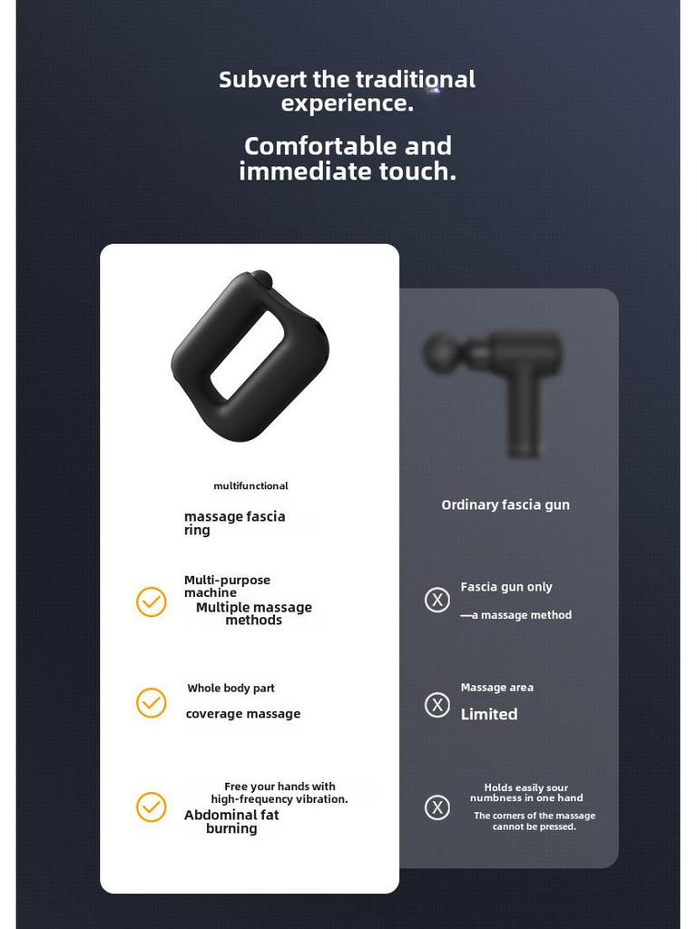 Fascia Ring: Cross-Border Vibrating Massager for Full-Body Muscle Relaxation and Yoga