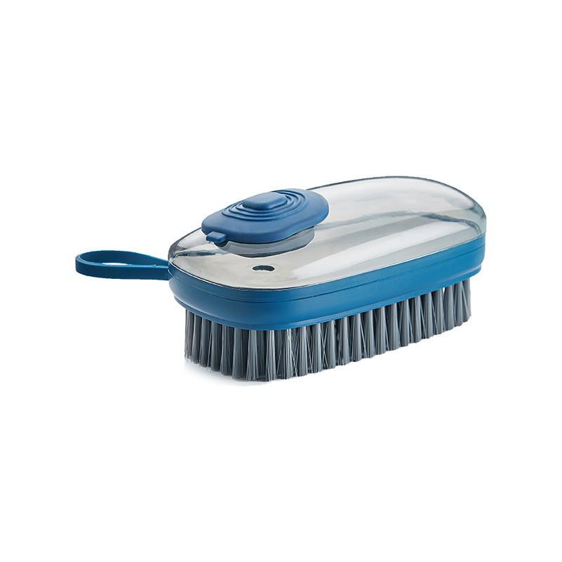 Automatic Liquid Dispensing Multifunctional Cleaning Brush for Clothes and Shoes – Soft Bristle Household Laundry Tool