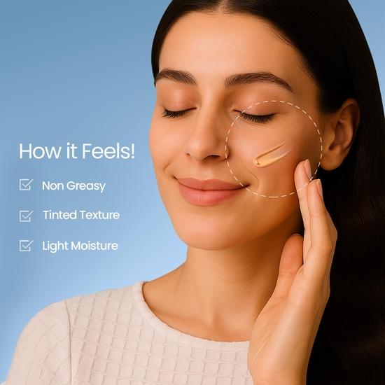 Protecție solară Lotus Herbals SPF 70 PA++ | Nuanțată | Luminozitate instantanee | Non grasă | Rezistentă la transpirație și apă | Toate tipurile de piele | 60g