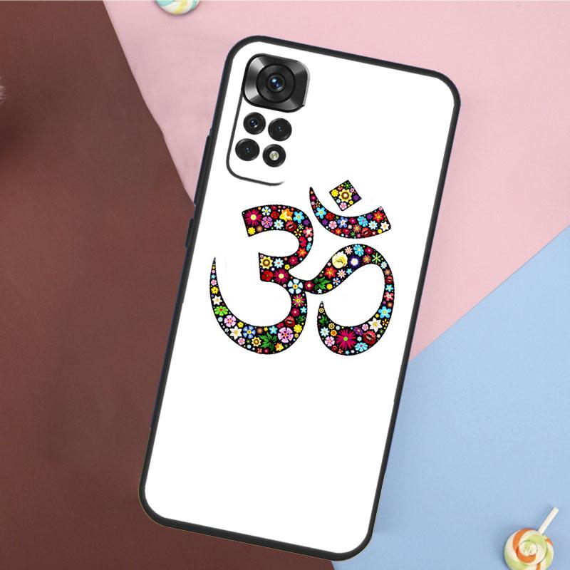 Yoga Om Hindu Symbol Cover For Xiaomi Redmi Note 13 14 Pro 12 11 9 10 9S 10S 11S 12S Redmi 14C 10C 12C 13C Case