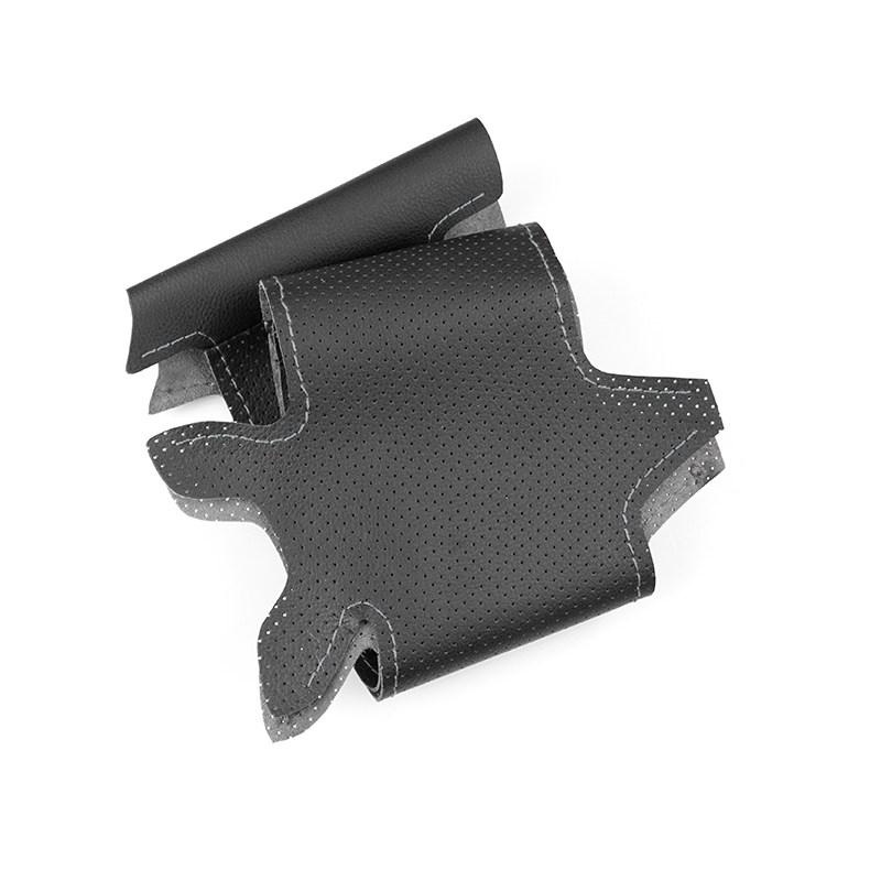 Hand Braid For VW Passat B6 Golf 5 Jetta MK5 Tiguan Car Interior Accessories Microfiber Leather Steering Wheel Cover Trim