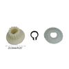 Reliable Drive Gears Set 15 Teeth Bread Maker Pulleys Plastic Material Long Lasting Gear Motor Suitable for Bread Maker