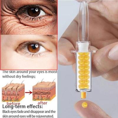 Water Light Needle Eye Cream Moisturizing Remove Eye Bags Dark Circle Fat Granule Collagen Eye Cream