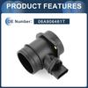INFINAUTO Mass Air Flow Sensor Assembly for Volkswagen Jetta 2005 2.0L L4, MAF Sensor No. 06A906461T, Black, 1 Piece