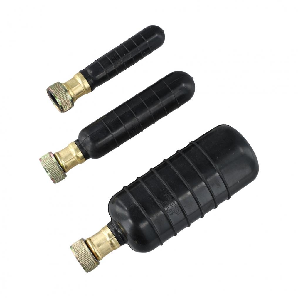 3dílná sada vypouštěcího vaku pro účinné čištění potrubí pomocí tlaku vody