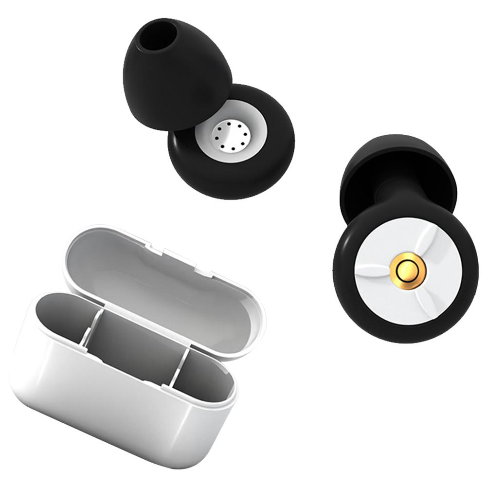 Silicone Soft Diving Ear Plugs Waterproof Sound Insulation Earplugs Washable with Earplug Caps & Case for Swimming Showering