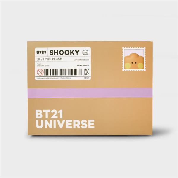 LINE FRIENDS BT21 SHOOKY Mini velká a malá stojící panenka (M)