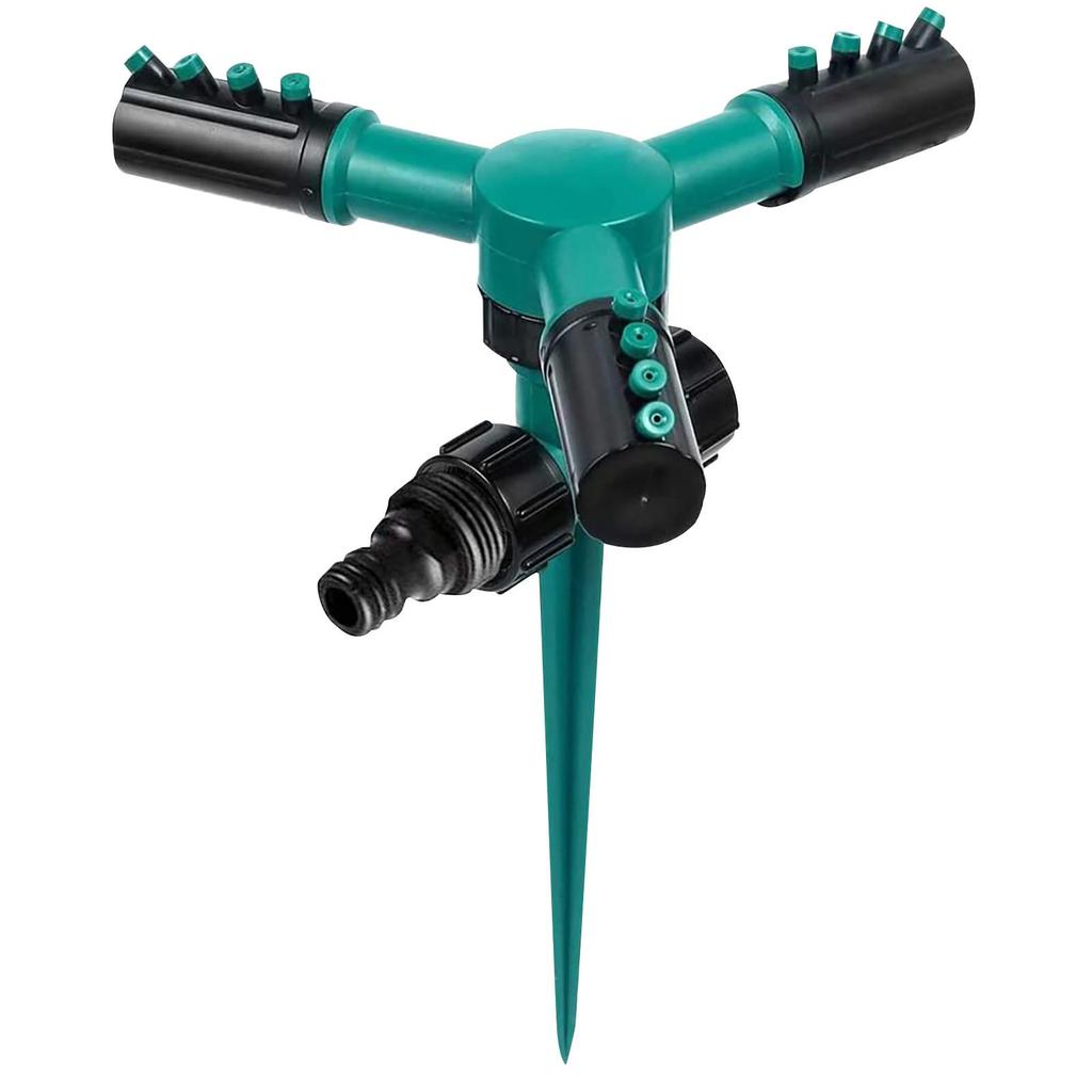 💰Kaufe 360 Grad automatische Garten Sprinkler Bewässerung Gras Rasen