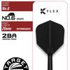 TARGET Japan BLACK MARQUE PW 2BA SOFT TIP DARTS Tan Pwai Wei Model Tungsten 2BA Soft Tip Dart 18g Mark PW 2.0 90% 90% K-Flex Set, (Black 2.0)