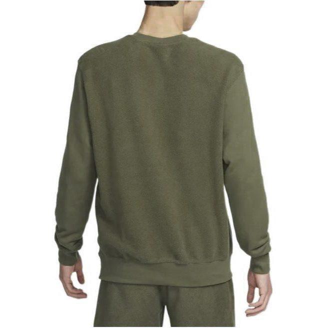 Nike Sweatshirts Men's Olive Green Stand Collar Moderate Other DQ4584-222