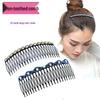 Metal Rhinestone Wave Hair Comb: Large Insert for Updo & Bangs