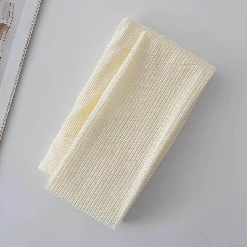 Grey See-through Cable Knit Leggings for Women - Spring & Autumn Thin Style Pantyhose That Stay Up