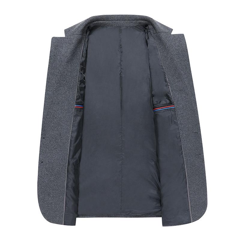 Autumn and Winter Men's Middle-aged Suit Men's Casual Thickened Suit Men's Jacket
