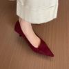 2026 Women's Spring New Classic Solid  Stiletto Shoes Elegant Dress Party Lightweight Shallow Mouth Women's High Heels Plus Size