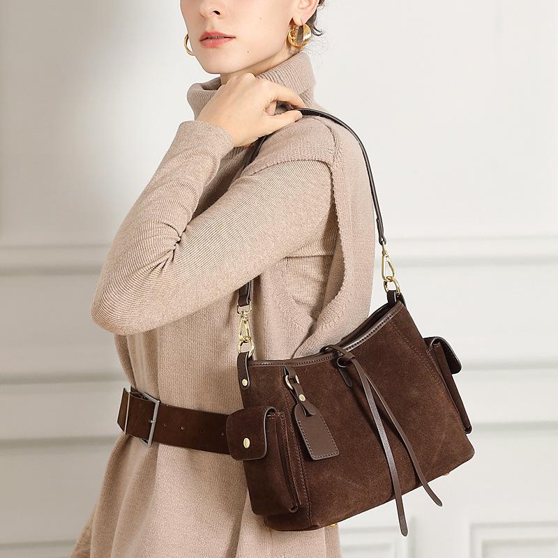 Tote Bag, Genuine Leather Single-shoulder Underarm Bag, High-end Crossbody Bag