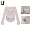 :CHOCOOLATEit Women's 3D Floral Off-Shoulder Knit Tee