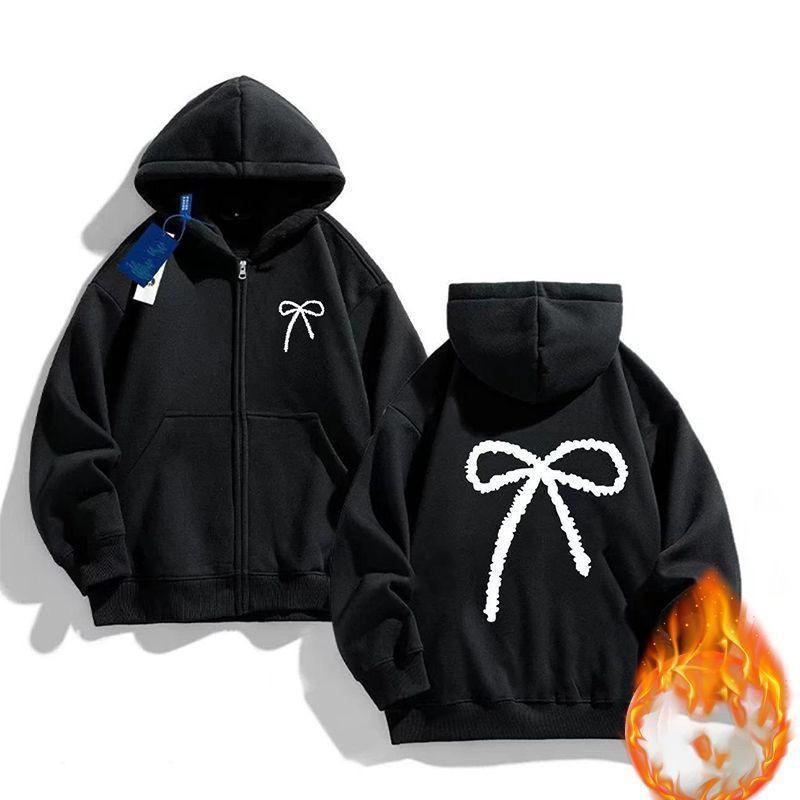 MILU Meisjes Casual Jassen Lente Sweatshirt Jassen Herfst Kinderen Strikprint Dunne Rits Bovenkleding Tiener Sportkleding 5-14 Jaar 140 koele zwarte kleur