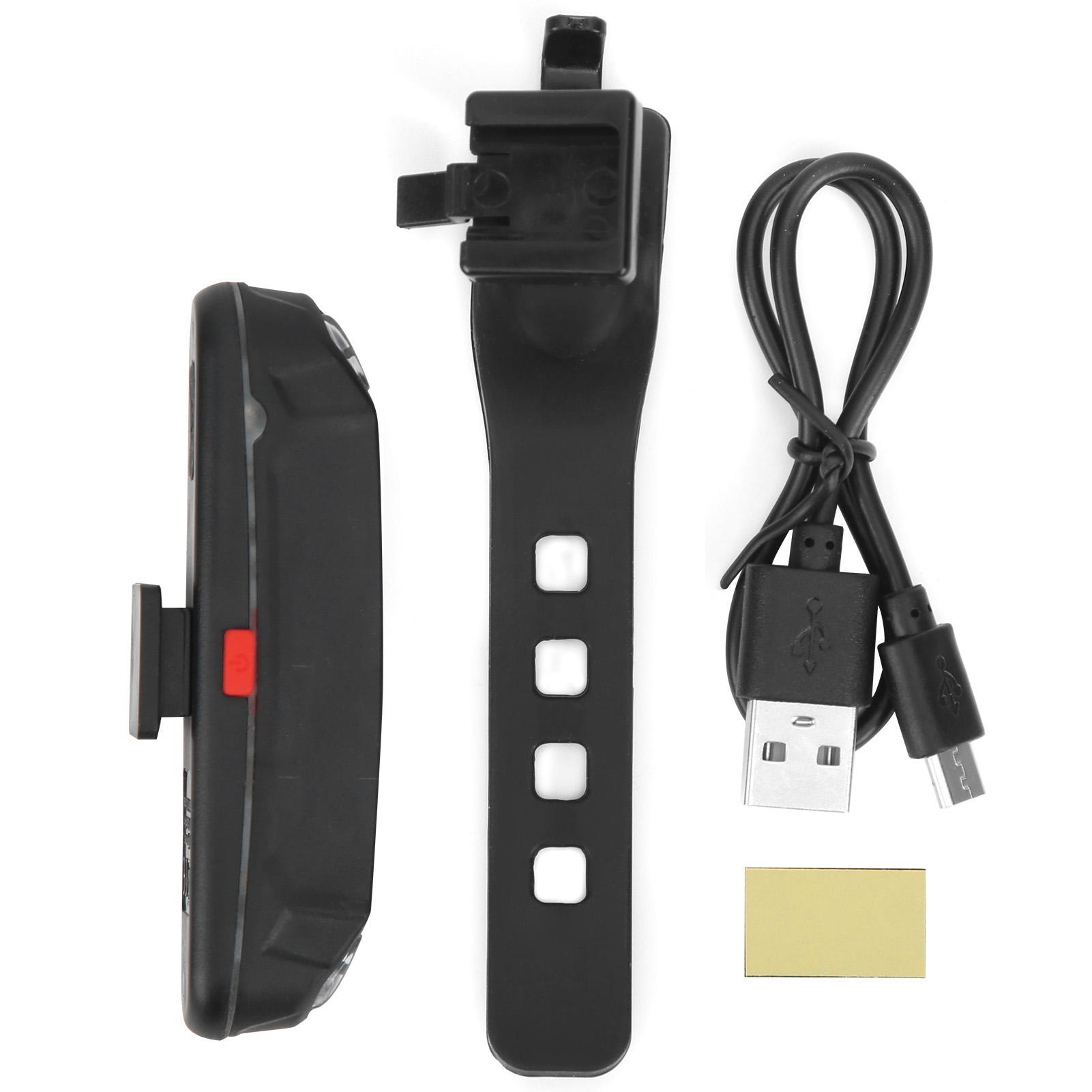 Bicycle Taillight USB Charging Safety Warning Rear Light Cycling Riding Equipment Red green blue lights