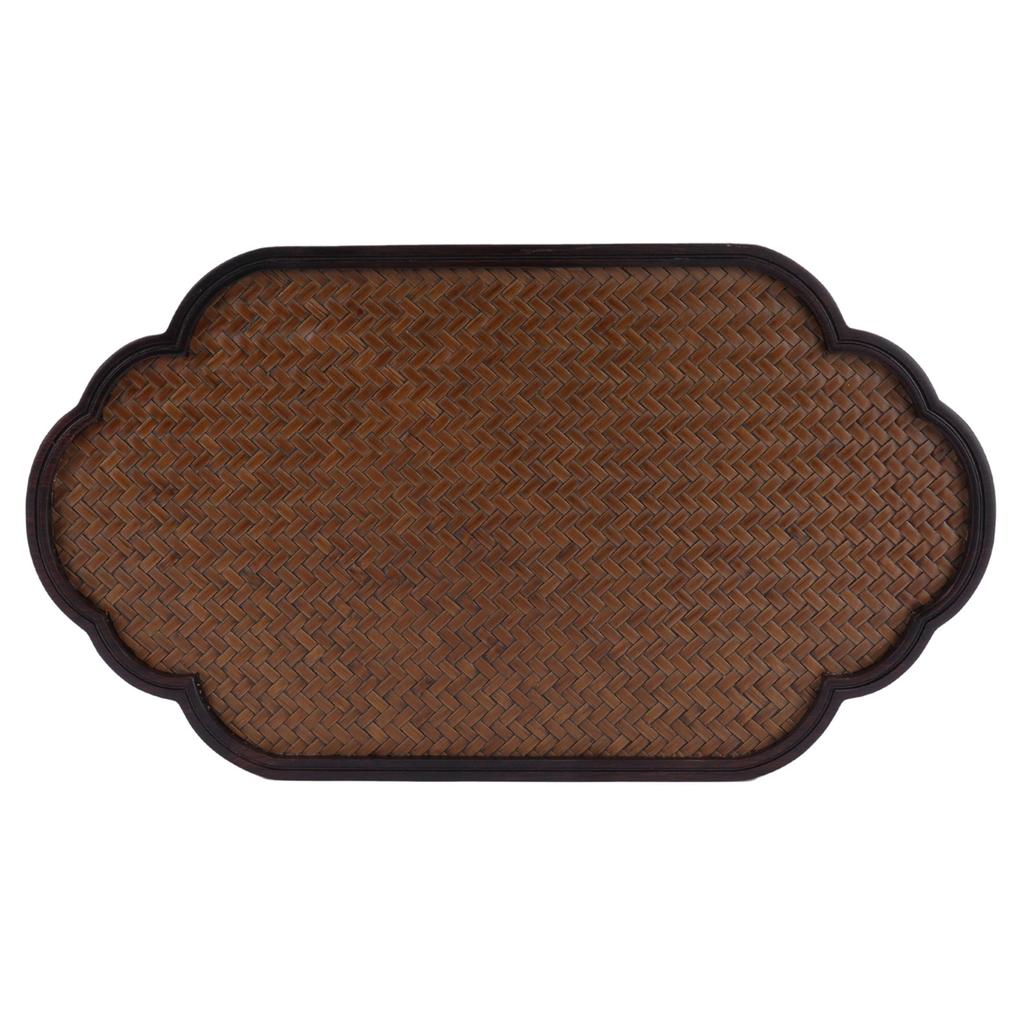 Mat   Bamboo Small Tea Tray Tea Plate for Teawares Teaset Saucers Tea Ceremony