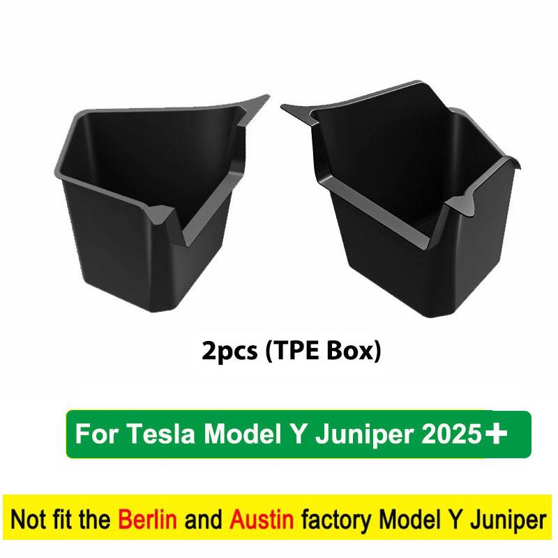 Trunk Organizer For Tesla Model Y Juniper Launch Refresh 2025 2026 Rear Trunk Storage Bins Side Box Organiser Trim Accessories