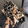 Women S Floral Pattern Faux Cashmere Scarf Winter Warm Fashionable Shawl