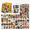 60 Stück/Set Anime Haikyuu Lomo-Karten Doppelseitige Laserkarten Sammlung Geschenke
