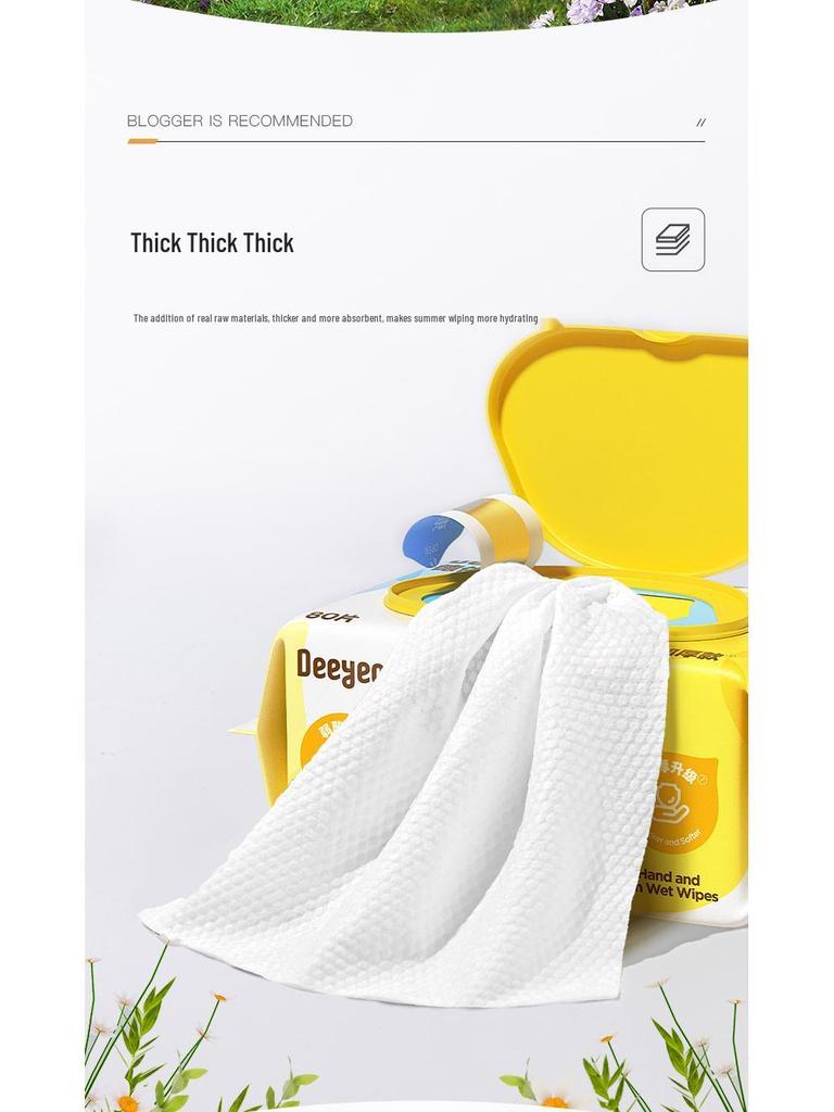 Deyou Baby Hand & Mouth Wipes: 400-Count Household Pack for Newborns