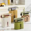 Transparente Kunststoff-Lebensmittel-Dosen 2L/3L/4L Diverse Körner Frischebehälter Vorratsdose Reis-/Kaffeebohnen Italienische Pasta