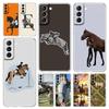 Competition Equestrian Horse Phone Case For Samsung Galaxy S25 S24 Plus S23 FE S22 S21 S20 Ultra 5G S10 S10E Soft Clear Cover