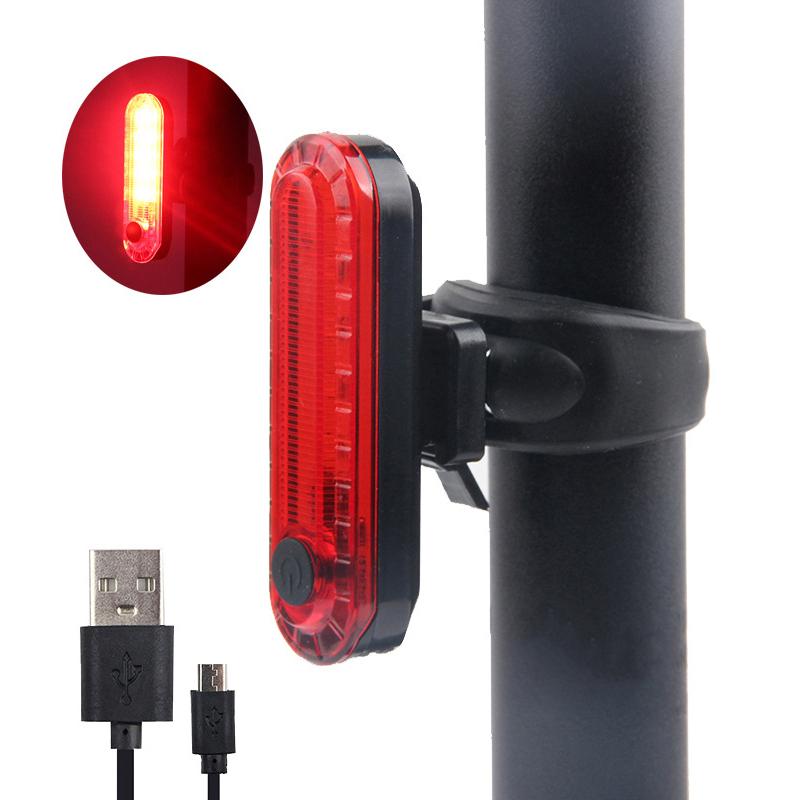Fiets Achterlicht Waterdicht Rijden Voor Achterlicht Led Usb Fietsen Achterlamp