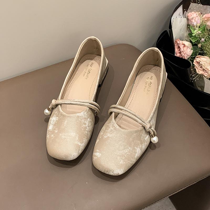 French evening wind Mary Jane shoes women's summer skirt sandals new light mouth soft sole new Chinese single shoes