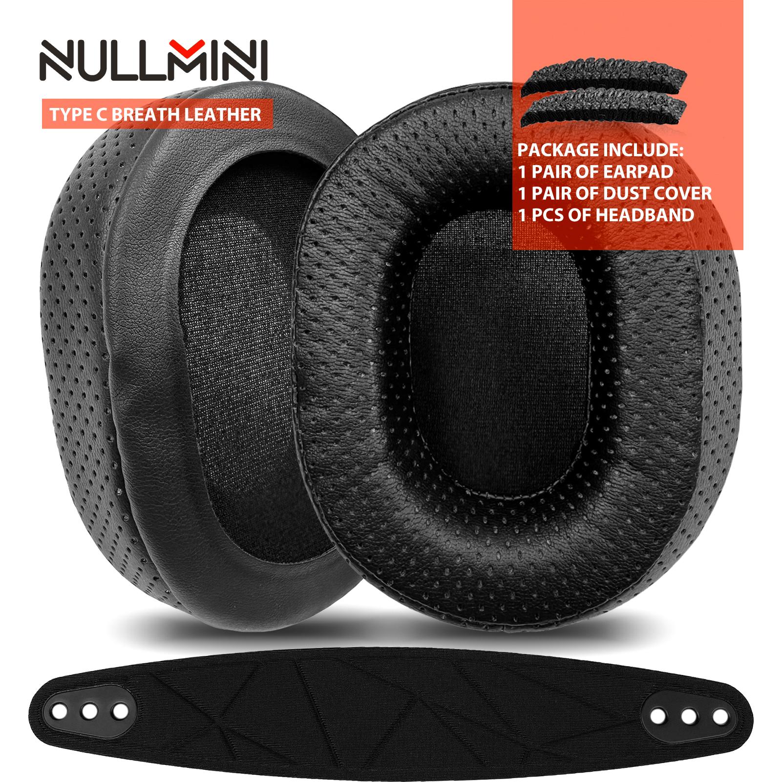 

Змінні амбушюри Nullmini для Steelseries Arctis Nova Pro Wire, Nova 7 3 1 Навушники Наголовна стрічка Охолоджуючі гелеві амбушюри Подушка