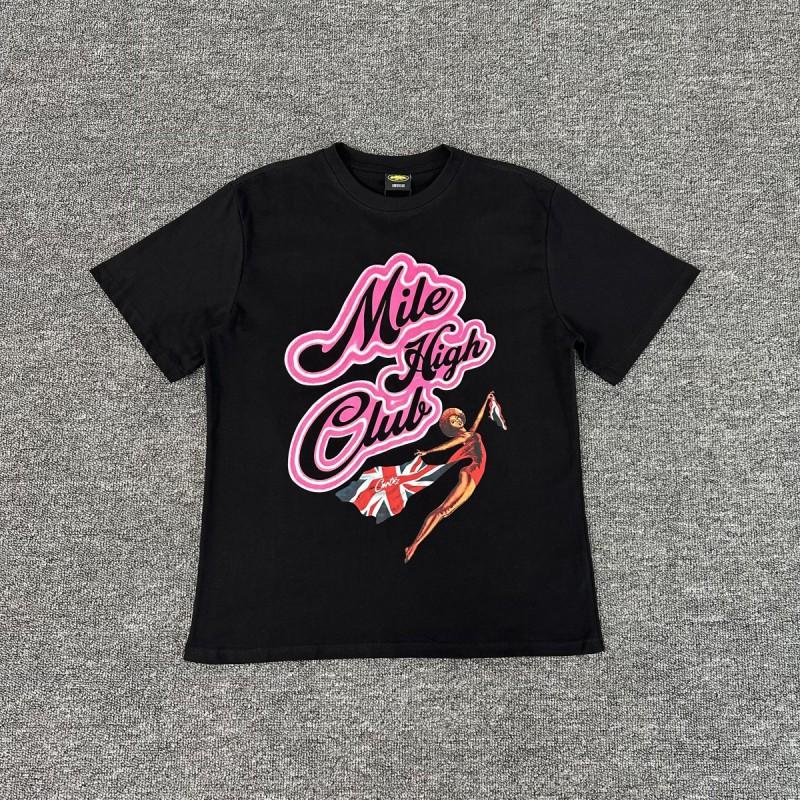 Corteiz Short Sleeve T-Shirt Mens Loose Fit Graphic Print Crew Neck Casual Streetwear Tee