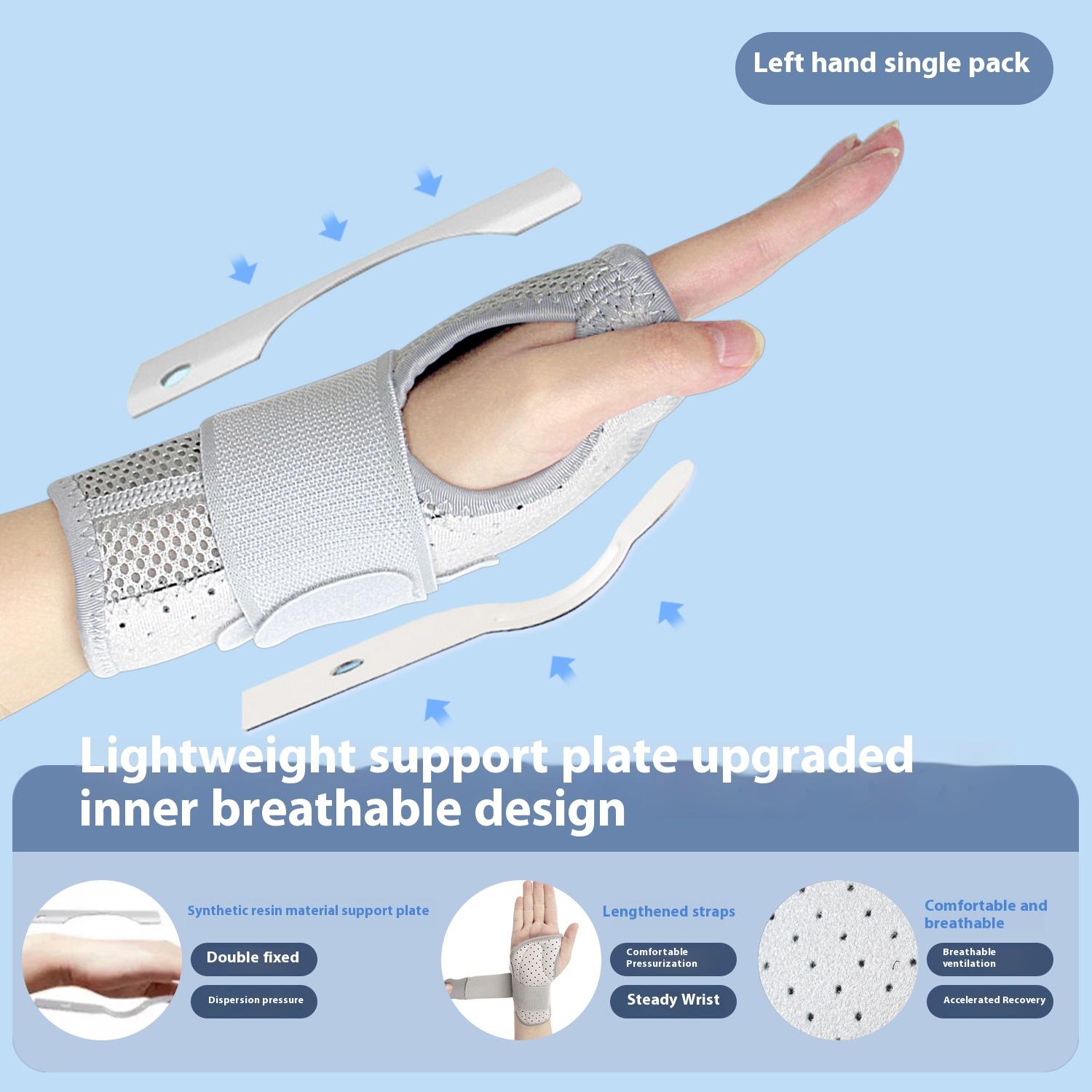 Wrist fixator, wrist guard, tendon sheath, joint support, wrist strap, male wrist guard, female hand guard, steel plate L