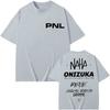French Rap PNL Dans La Légende Album Merch T Shirt Men Women Hip Hop Fashion Short Sleeve Tshirt High Quality Cotton Tshirts